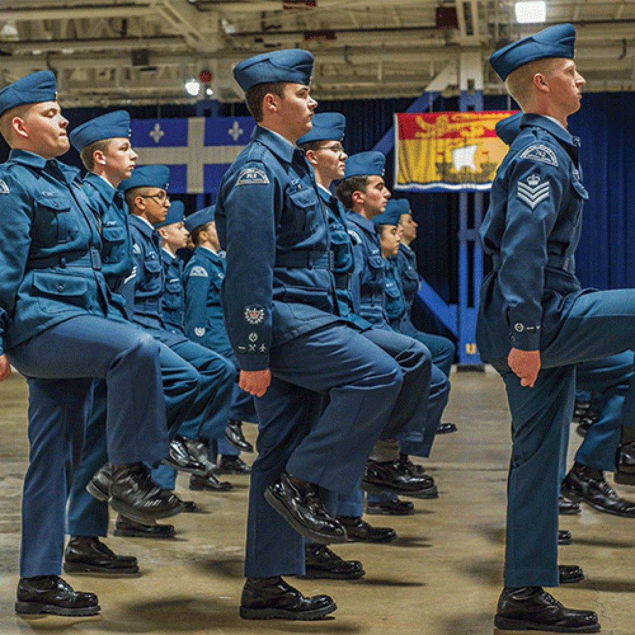 Image Compétition provinciale de marche et de musique militaire 2019