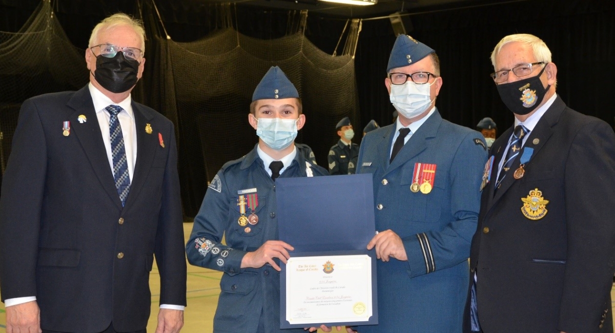 Image Royal Canadian Legion cadet of the year award