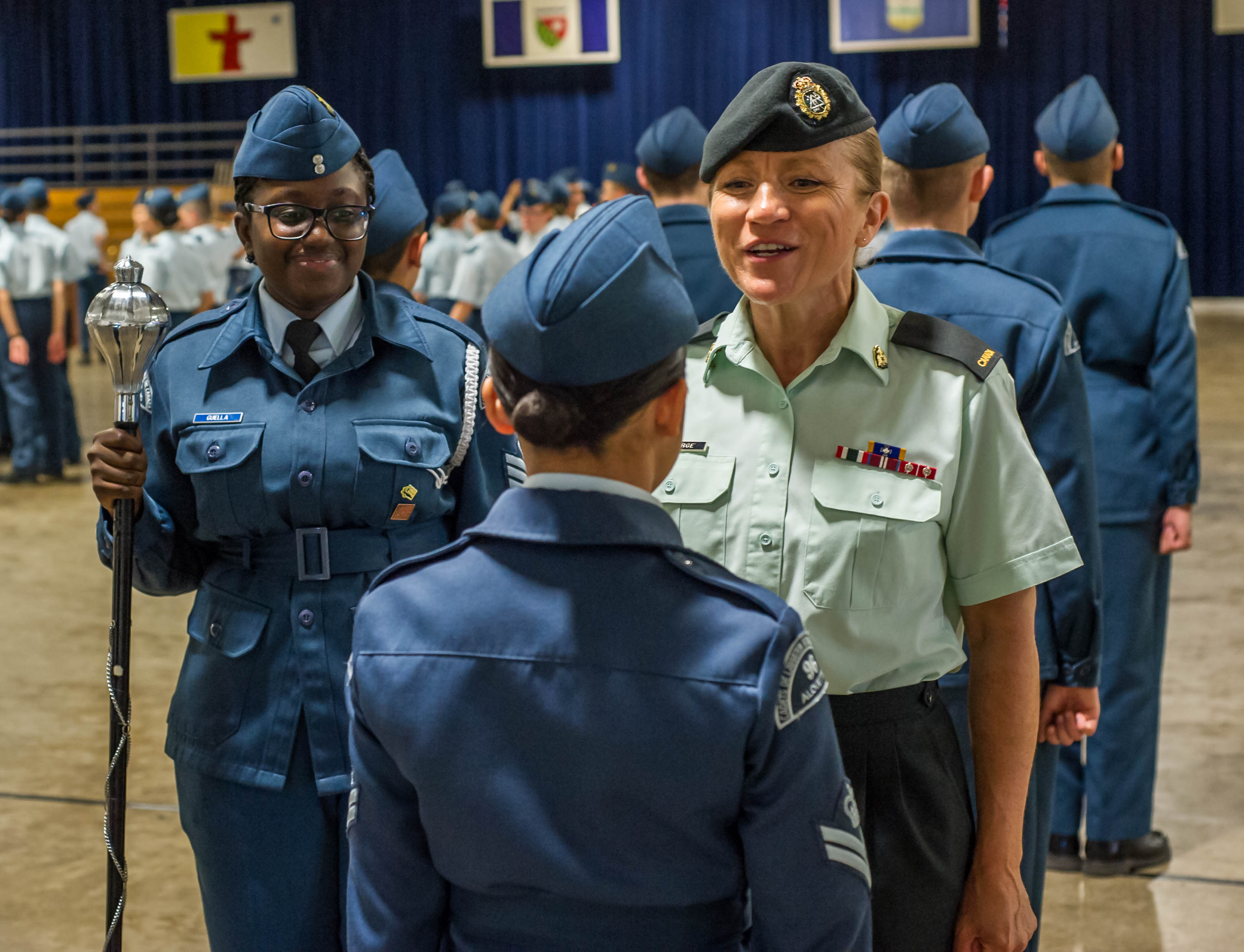 cadets welcome 49 new canadians at montreal